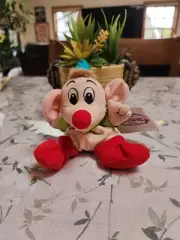NWT Disney Store Gus Mouse Cinderella 6" Mini Bean Bag Plush