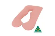 Light Pink Color Aus Made Maternity Pregnancy Nursing Sleeping Body Pillow