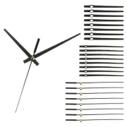Clock Hands, 8 Set Clock Hands Kits Clock Mechanism Movement Aluminum,Black,A12