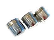 New Splitfire Gauge Cup Pod Mount 2 5/8" Aluminium Chrome Mechanical.