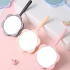 Cute Flower Handheld Mirror DIY Handheld Makeup Mirror Portable Makeup Mirror