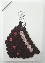 The "Endless Flowers" Canvas Artwork - 20 cm x 30 cm