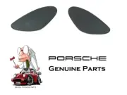 PORSCHE 911 996 Convertible Top Frame Cover Cap, 99656193700 Set, Black GENUINE