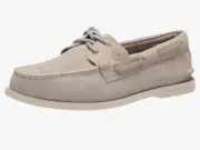 Sperry Men's Authentic Original 2-Eye Plushwave Checkmate Grey Boat Shoes Sz 5