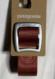 Patagonia Tech Friction Nylon Web Belt Unisex FA23 Burl Red. One Size