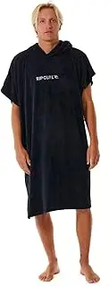 Rip Curl Men's Brand Hooded Towel, Black/Grey, Onesize