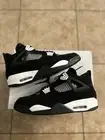 -Size 12.5M Jordan 4 Retro White Thunder FQ8138-001 Sneakers