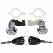 Left And Right Car Door Lock Barrel Cylinder w/2 Key For RENAULT MEGANE SCENIC CLIO MASTER