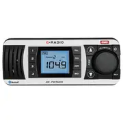 GME GR300BTW Marine AM/FM/Bluetooth Stereo - White