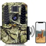 WiFi Trail Camera,30mp 1440P Camera Bluetooth, 0.3s.Trigger Speed Hunting Camera