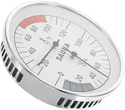 Wall Mounted Sauna Thermometer Hygrometer Accurate Mechanical Temperature Humidity Gauge for Steam Sauna No Batteries Required Essential for Optimal Conditions