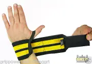 Wrist Wraps TRAINING WRIST SUPPORT COTTON WRAPS GYM BANDAGE STRAPS Yellow