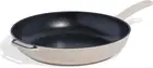 Cookware - Enameled Cast Iron Skillet - Antique White - Exceptional Heat Rete...