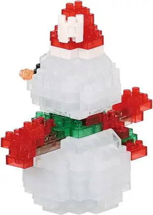 日本 nanoblock 聖誕系列 樂高拼圖 聖誕樹 雪人 樂高 拼圖 3D 聖誕節 交換禮物 送禮 裝飾品【小福部屋】