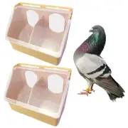 Pigeon Feeder Water 2 Pack Quail Bird Chicken Feeder Water Dispenser Drinkers...