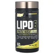 Nutrex Research, LIPO 6, Intense, Ultra Concentrate, 60 Capsules