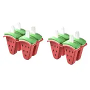 Ice Cream Popsicles Mold Watermelon Shaped Ice for Molds Homemade Popsicles1039