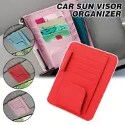 1x Car Sun Visor Clip Multi-PocketOrganizer Bag Card γ Glasses C1N9 L3F8