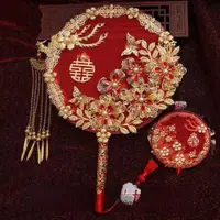 在飛比找ETMall東森購物網優惠-Wedding Group Fan Chinese Wedd