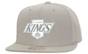 MENS MITCHELL & NESS NHL BACK TO BASICS SNAPBACK VNTG KINGS - GREY