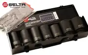 Selta Taiwan 7pc 1in. 1" Dr. 6pt Deep Impact socket set: 24,27,30,32,36,41,46mm