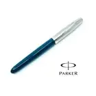 Parker 51 New 2021 Edition Reissue Stainless Steel Cap Teal Fountain Pen