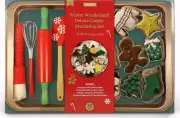 Handstand Kitchen Winter Wonderland 30-piece Real Cookie Baking Set With Recipes