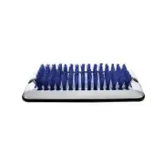 Boot Brush Caddie BLUE brush CHROME for Peterbilt Freightliner Kenworth Ford