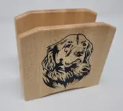 Wooden (maple) Napkin Holder for Table Epoxy inlay