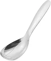 Serving Spoons Large Stainless Steel Large Serving Spoons Silver Buffet Serving Spoon Set Cutlery with Long Handle for Serving Kitchen Cooking Restaurant Banquet