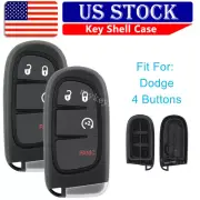 Smart Remote Key Fob Shell Case for Dodge Challenger 2015 2016 2017 - 2019