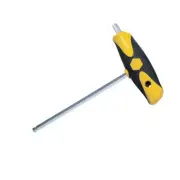 Wiha Tools 54005 5/16" Soft Grip Ball End Hex T-Handle with Dual Drive