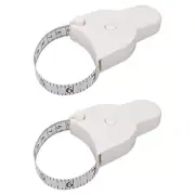 2 Pack Body Measuring Tape 60inch Push Button Retract Lock Pin Automatic Tel DP3