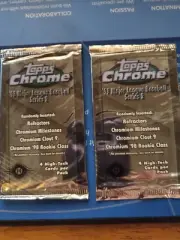 1998 Topps Chrome Baseball Series TWO (2) Packs Unopened DAVID ORTIZ L4