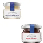 Beerenberg BBQ Steak Sauce, Farmhouse Mayonnaise x 120 portions