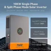 10KW 48V 120V/240V Split Phase Solar Hybrid Inverter 200A MPPT Solar Controller