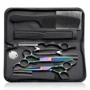 Haircutting Scissor Kit, Professional Barber Hairdressing Shears Set, Thinner...