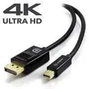 Alogic 1M Mini Displayport To Displayport Cable Ver 1.2 Male To Male Mdp-Dp-...