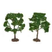 t2pcs 10cm/3.94 Model Trees Layout Train Street Railroad Diorama WargameScener