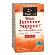 Bravo Herbal Tea Triple Immune Support 20 Bags Healthy Immune Function NO GMO