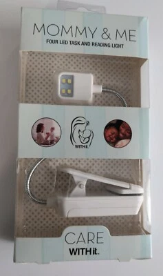 WithIt Mommy & Me Four LED Task & Reading Light Care Bright Clip on lights