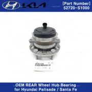 52720S1000 Genuine REAR Wheel Hub Bearing for Hyundai Palisade Santa Fe 20-22 (for: Hyundai)