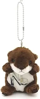 Takeoff Otter Plush Strap Initial Charm [N] Angel Prank Series