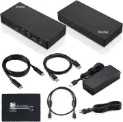 40AS0090US Docking Station Bundle ThinkPad USB-C Gen 2 with 90W AC Adapter, S162