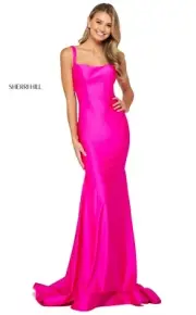 Sherri Hill Prom Dress Size 6 NWT Dark Coral 53906