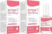 Anti Nail Biting Polish For Kids, 2pcs Nail Bite Stopper, Nail Biting Prevention Polish, Safe & Effective Bitter Taste, Stop Nail Biting And Thumb Sucking - 15ml