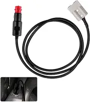 Anderson Plug Extension Cable, 1 Pcs Cigarette Lighter Adapter, 12V Anderson Plug Connector Lead, Style Connector to EU Male Car, 16AWG Style Connectors for Caravan Accessories (2M)