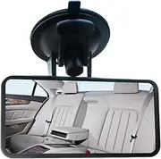 Baby Car Mirror - Adjustable Rear Facing Infant Mirror | Wide Angle Convex Mirror for Backseat Viewing, Shatterproof and Crash Tested, Easy Installation for All Vehicles, Ensures Safe Infant Monitori