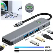 Usb C Docking Station Type C To Hdmi Adapter Laptop Docking Station For Windows