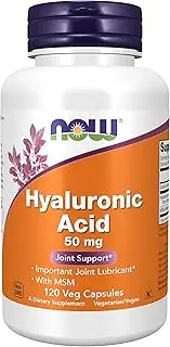 NOW Foods Hyaluronic Acid and MSM, 120-Vcaps